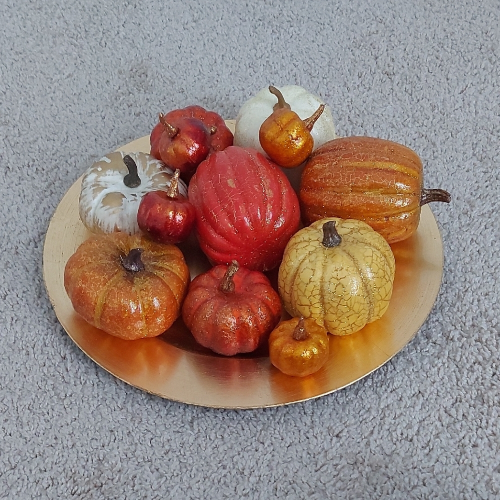 Decorative Fall Harvest Pumpkin Set